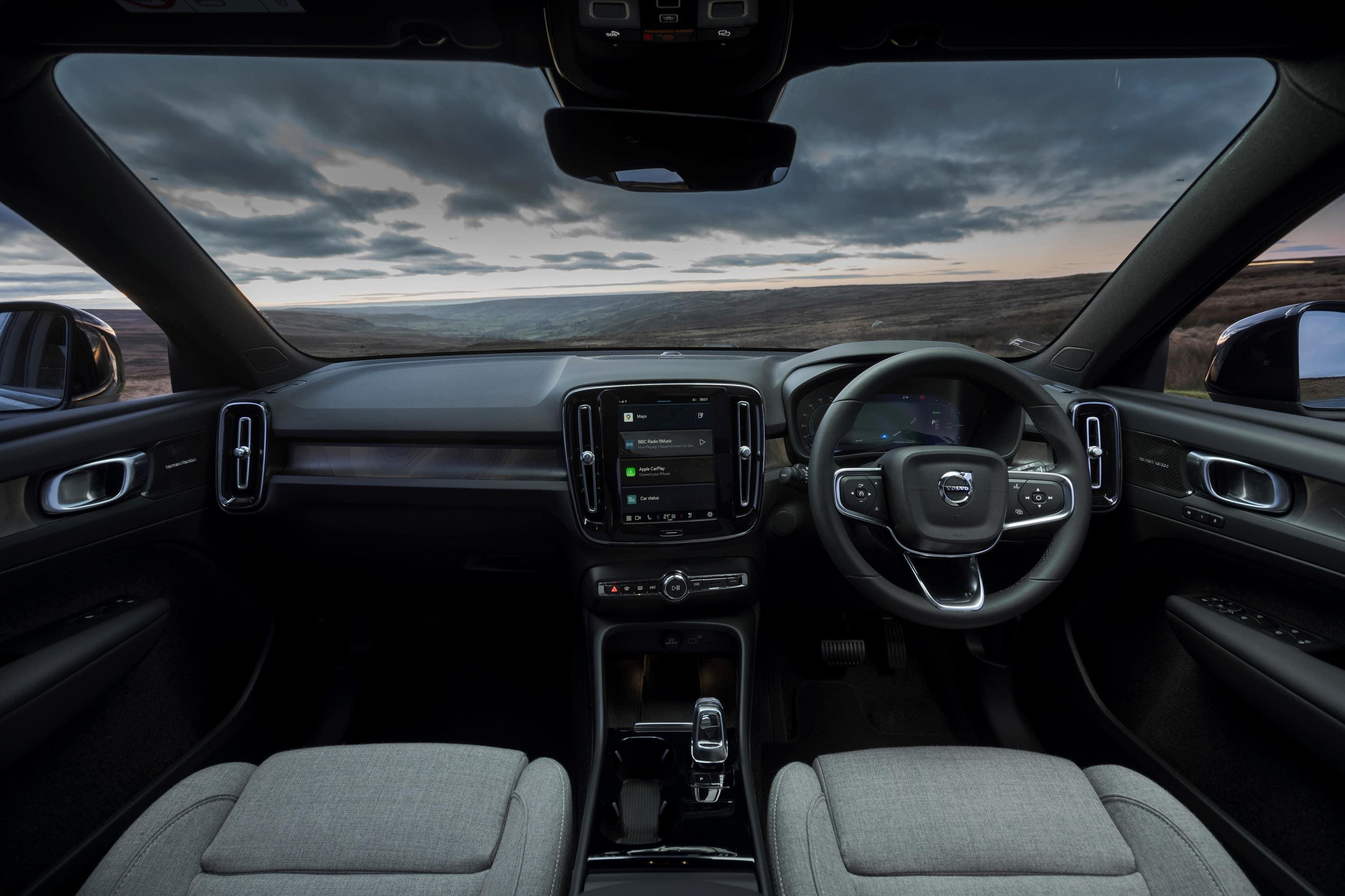 Volvo EX40 interior Volvo EX40 interior